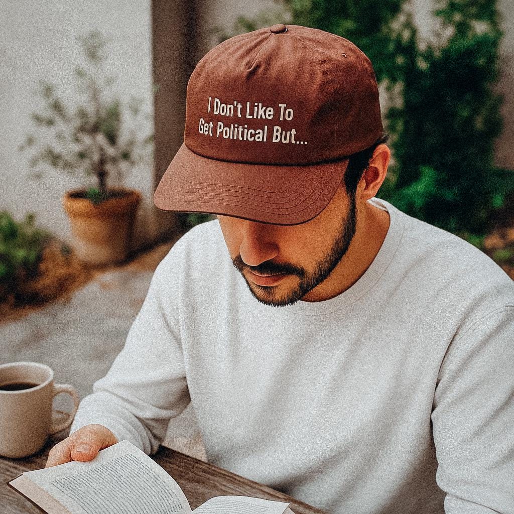 Funny Political Recycled Nylon Cap: Customizable 5-Panel Hat