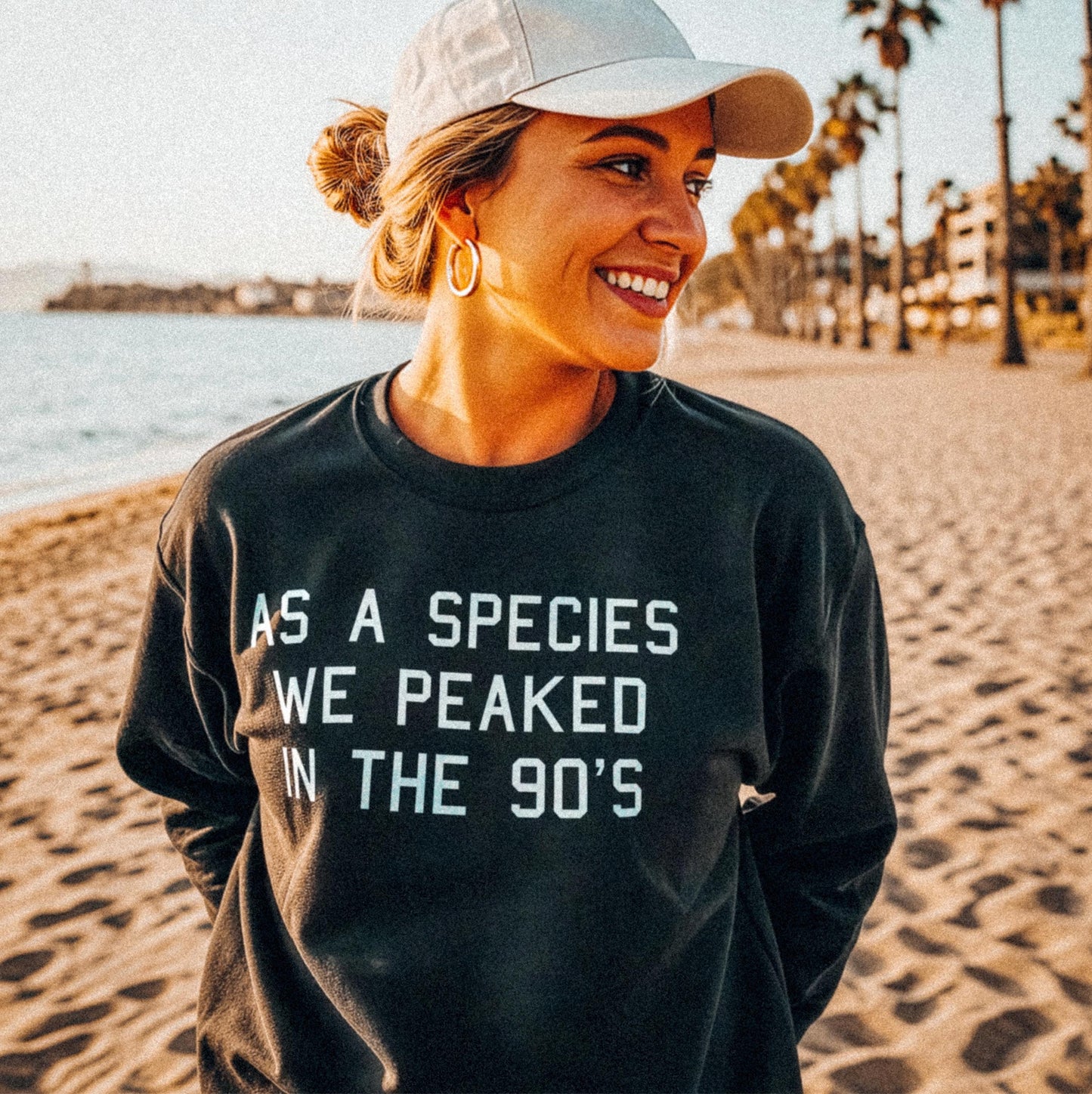 Customizable "Peaked in the 90s" Sweatshirt: Retro Millennial Crewneck