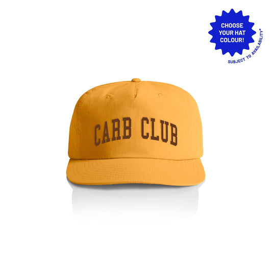 Carb Club Hat: Customizable Recycled Nylon Snapback