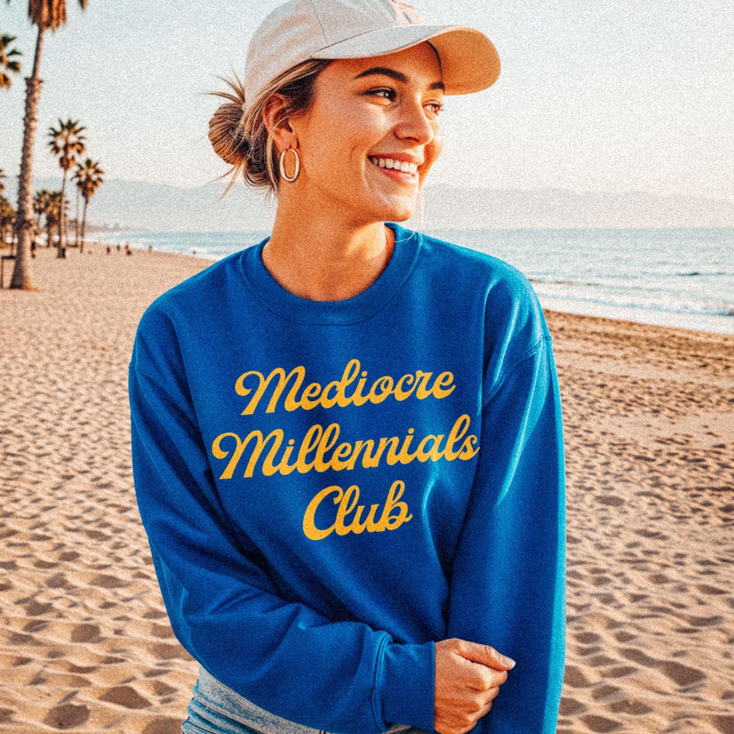 Customizable Mediocre Millennials Club Sweatshirt: Comfy Fleece Crewneck