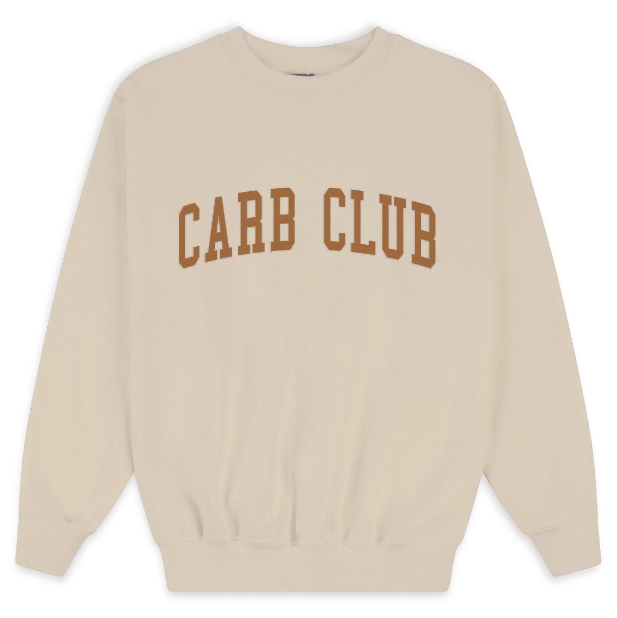 Customizable Carb Club Sweatshirt: Funny Foodie Crewneck