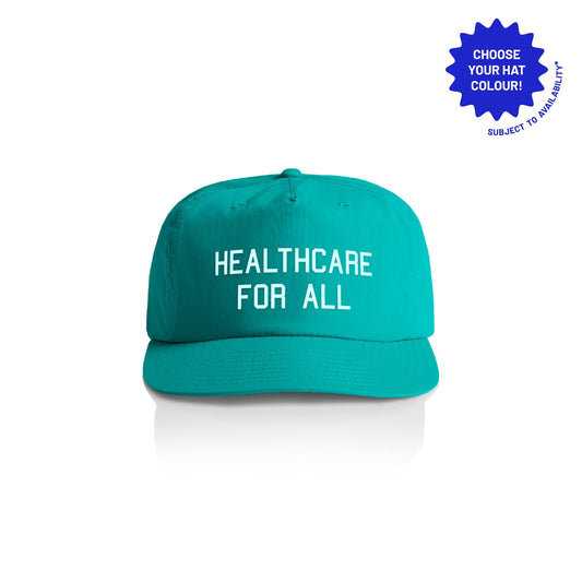 Healthcare For All Recycled Nylon Cap: Customizable Political Hat
