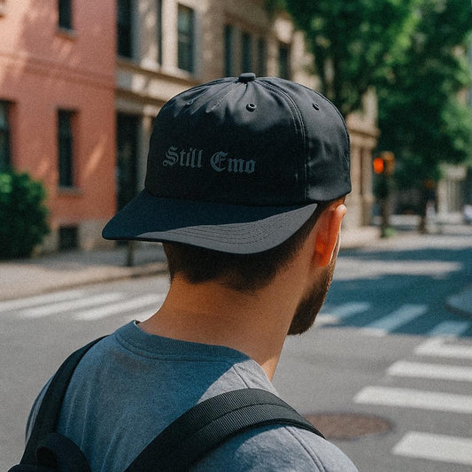 Still Emo Recycled Nylon Cap: Custom 5-Panel Snapback
