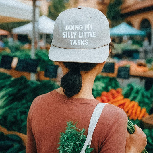 Customizable 'Silly Little Tasks' Recycled Nylon Hat