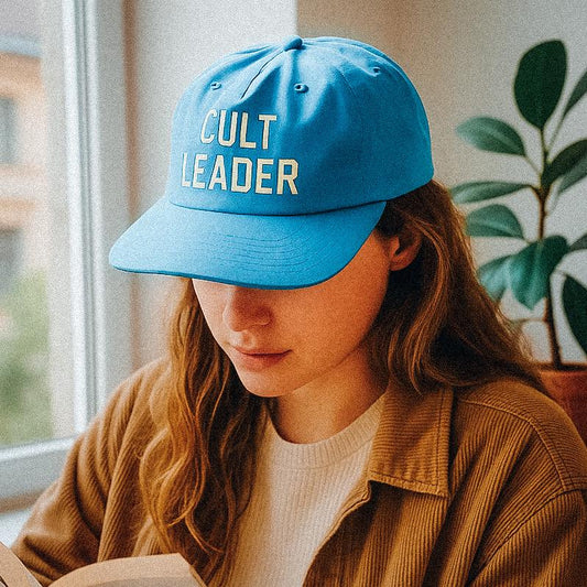 Cult Leader Hat: Customizable Recycled Nylon 5-Panel Snapback