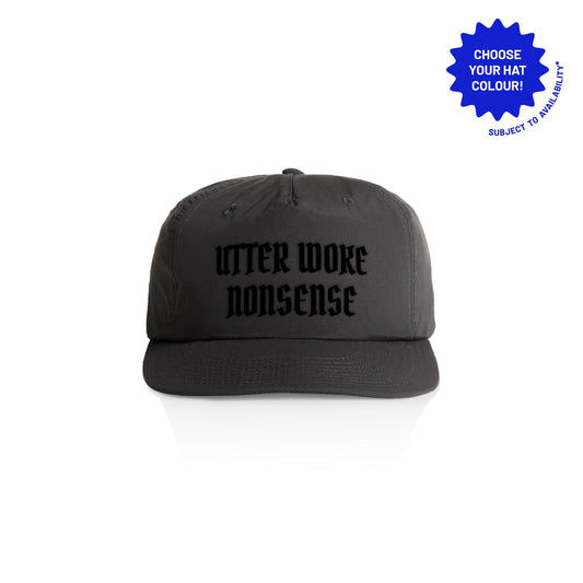 Customizable Utter Woke Nonsense Recycled Nylon Snapback Cap