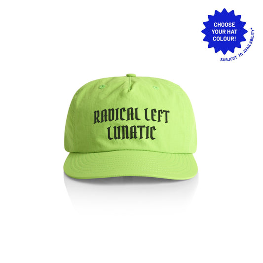 Radical Left Lunatic Cap: Customizable Recycled Nylon Snapback
