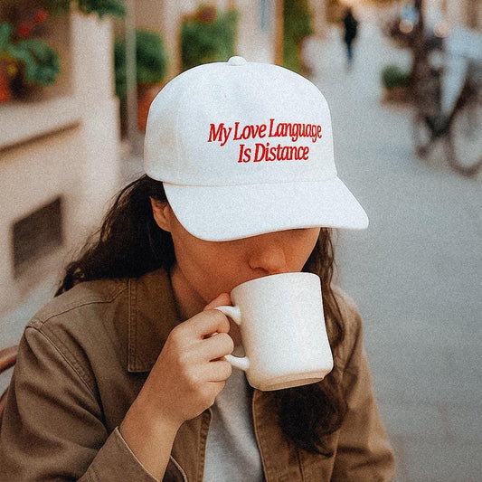 My Love Language Is Distance Cap: Recycled Nylon Snapback