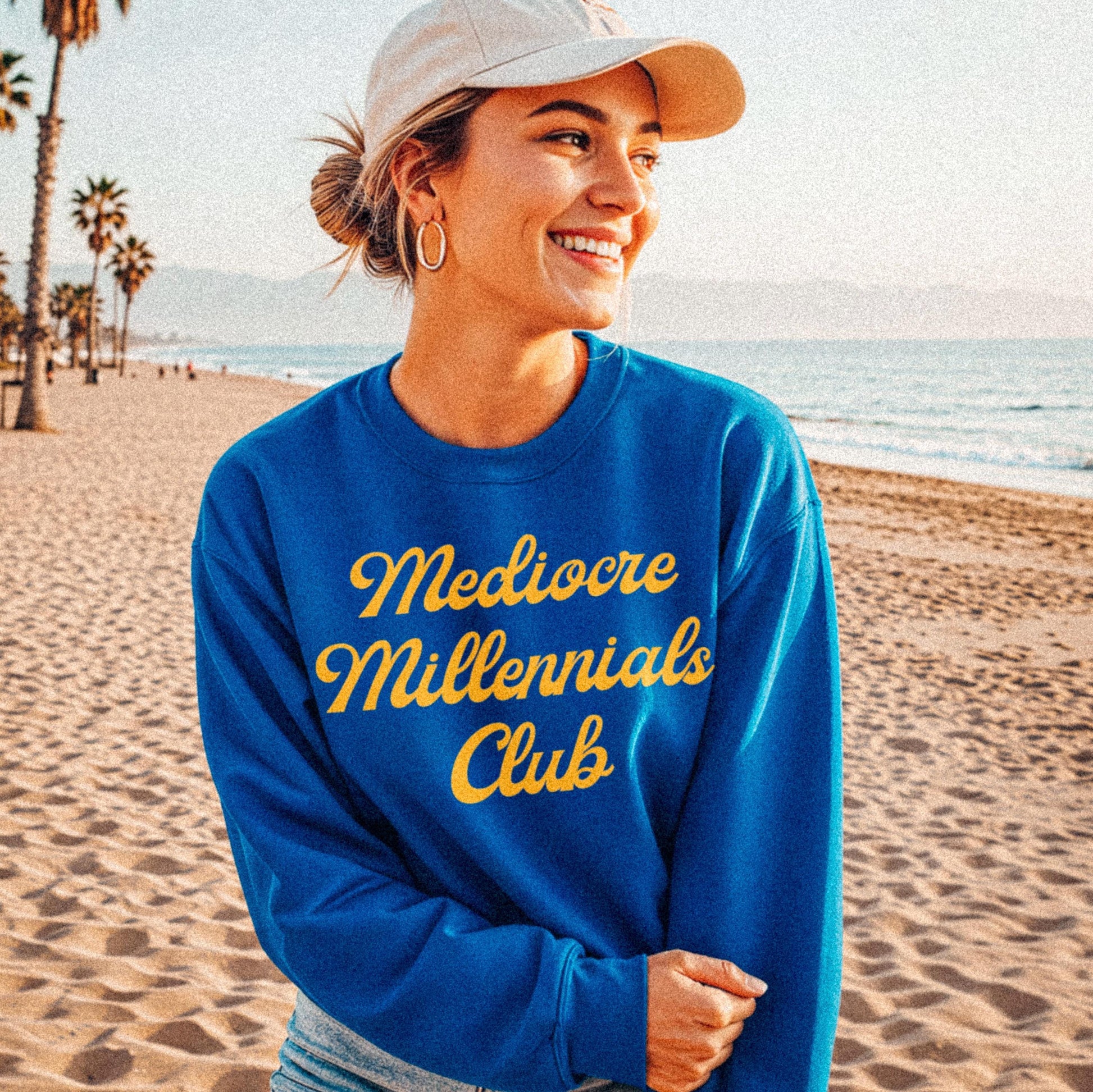 Customizable Mediocre Millennials Club Sweatshirt: Comfy Fleece Crewneck