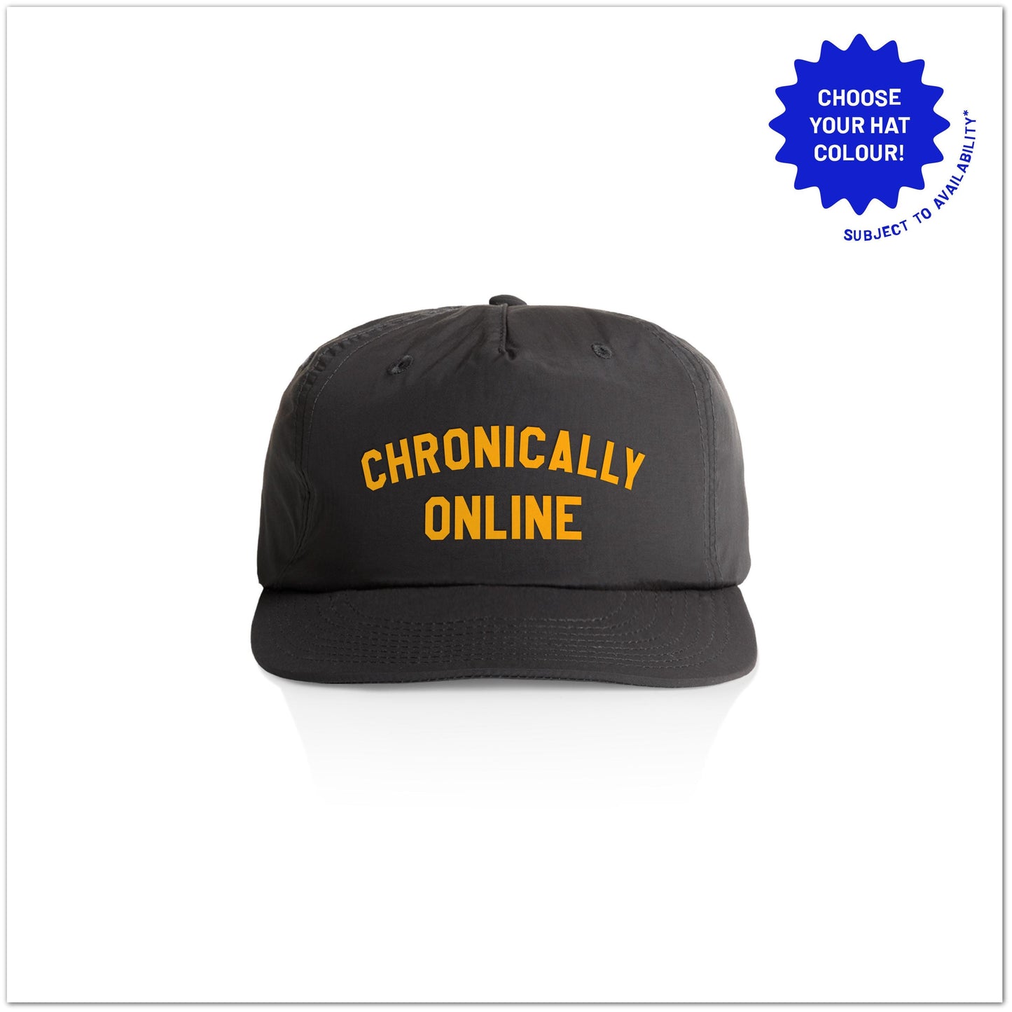 Chronically Online Cap – Funny Recycled Nylon Hat