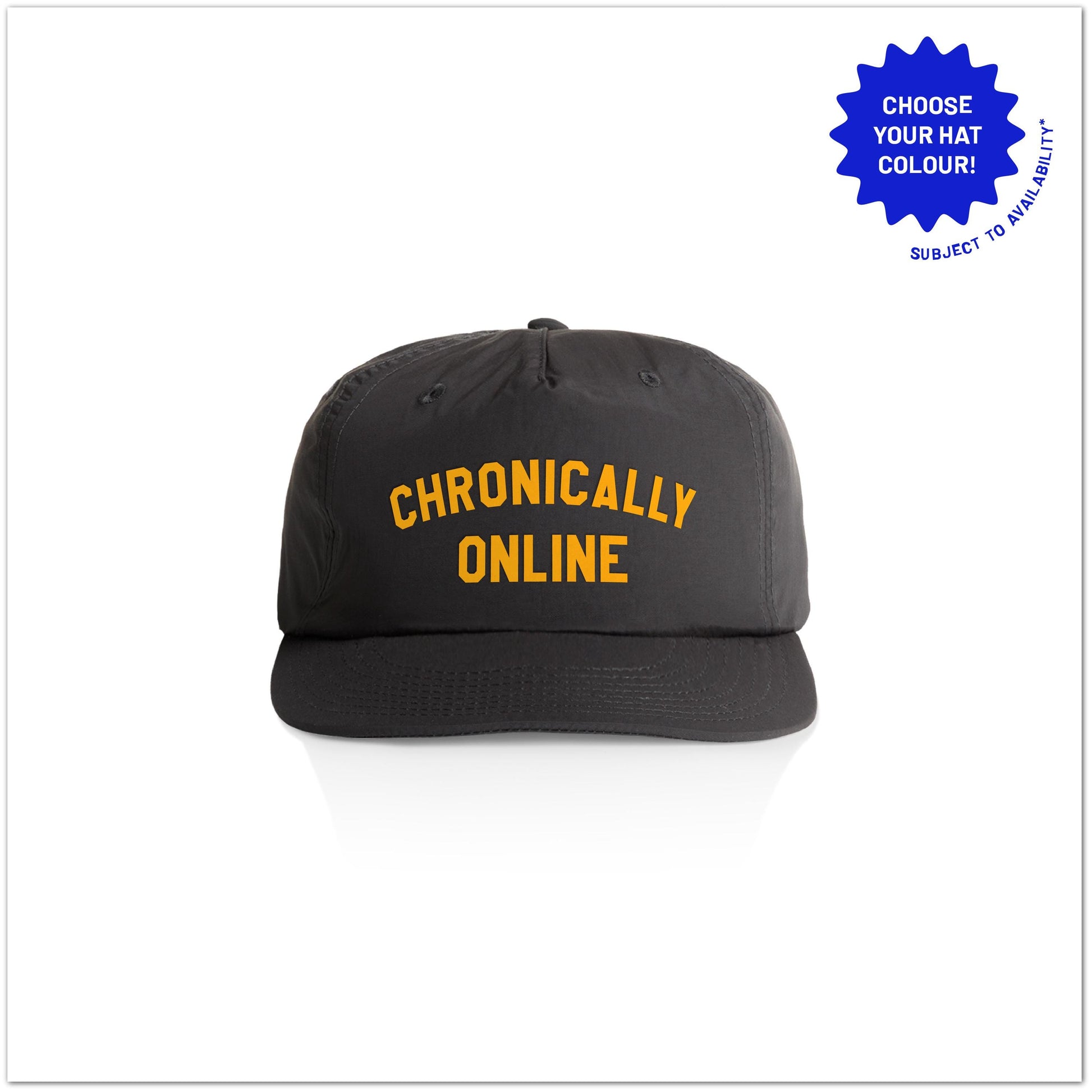 Chronically Online Cap – Funny Recycled Nylon Hat